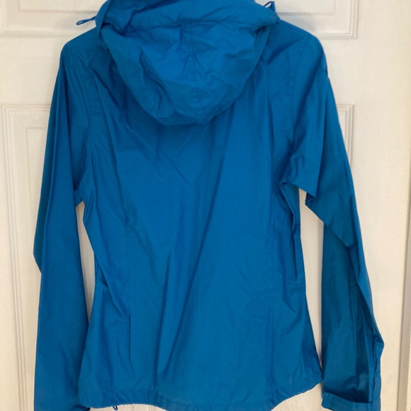 Columbia Rain Jacket Blue Hooded Small - Picture 2 of 8